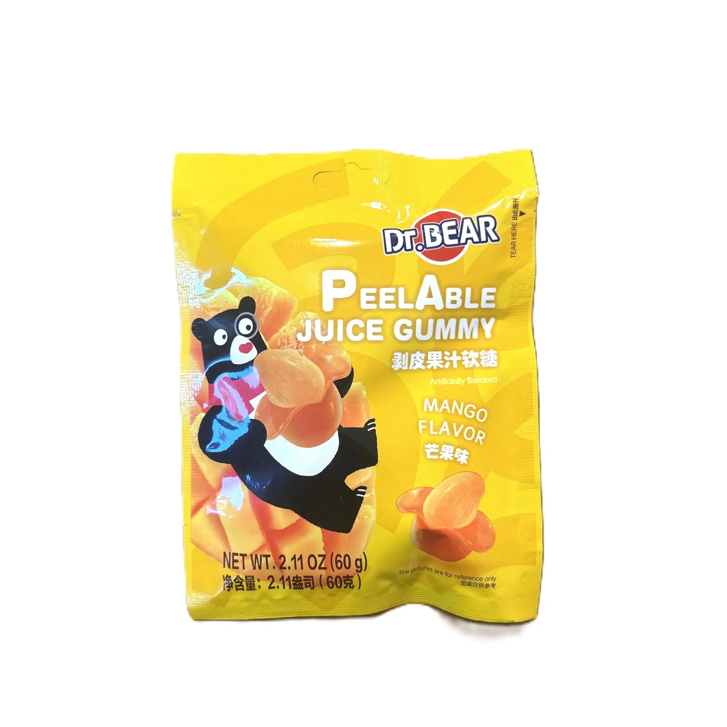 Dr. Bear Peelable Mango Gummy – Fun Peel & Eat Candy
