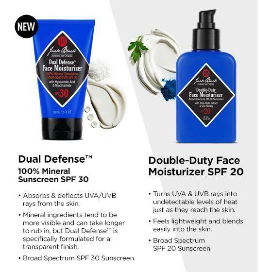 Jack Black Dual Defense Face Moisturizer SPF 30 - 2 Oz
