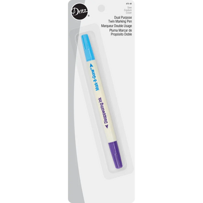Dual Purpose Marking Pen for Crafting and Sewing