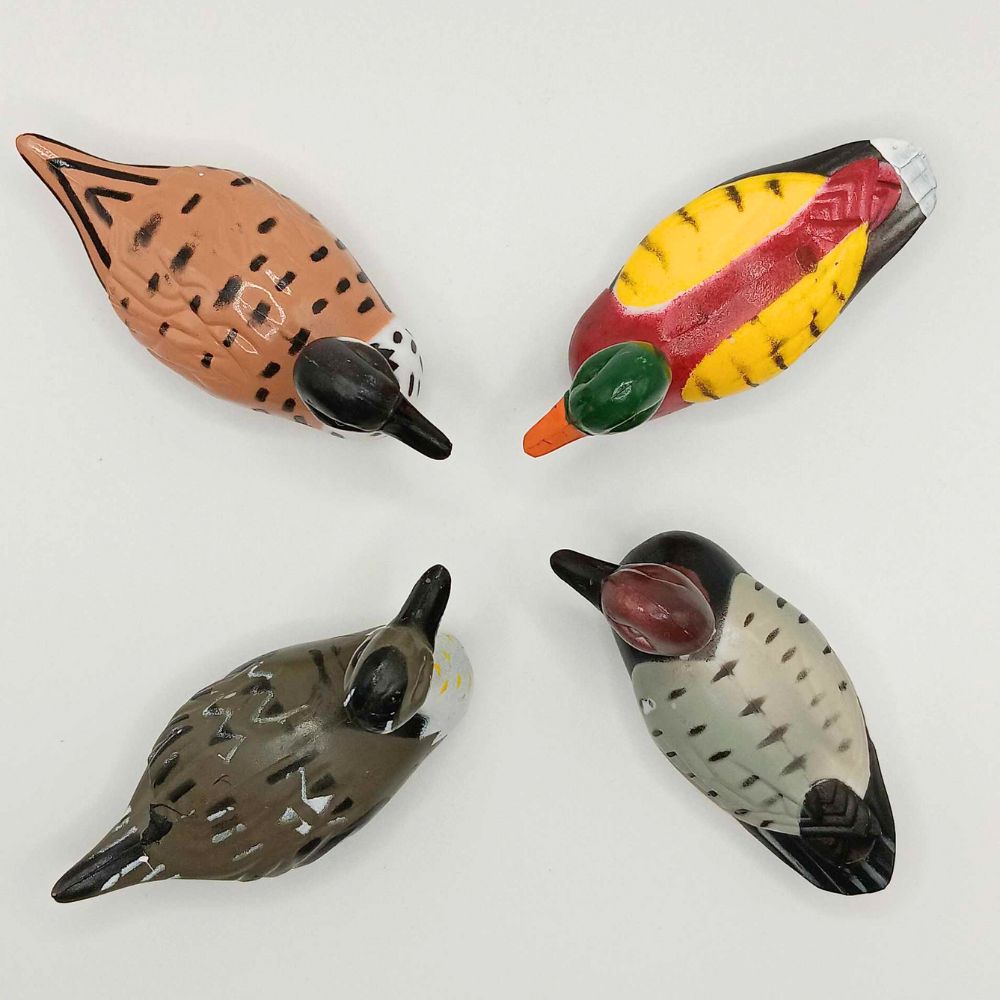 Oasis Supply 3" Adornos de Pastel de Pato Mallard Asortidos, 4 ct