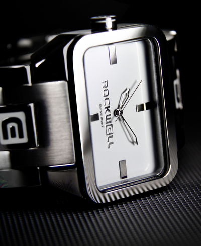 Duel Time Silver/White Watch
