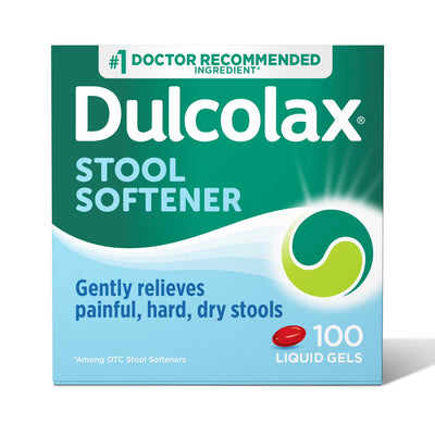 Dulcolax Assouplissant de selles et laxatif stimulant - 100 comprimés