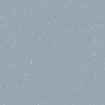 Dusty Blue Modern Refinement Splatter Blender Cotton Fabric