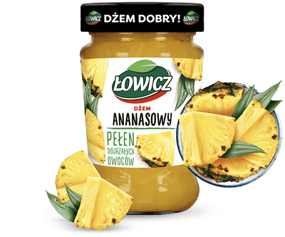 Lowicz Pineapple Jam - 280g