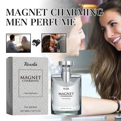 Magnet Charming Men Perfume, Tea Fragrance Natural Fresh Fragrance Release Charm Couple Dating Men Atmosphere Niche Perfume - Korvel