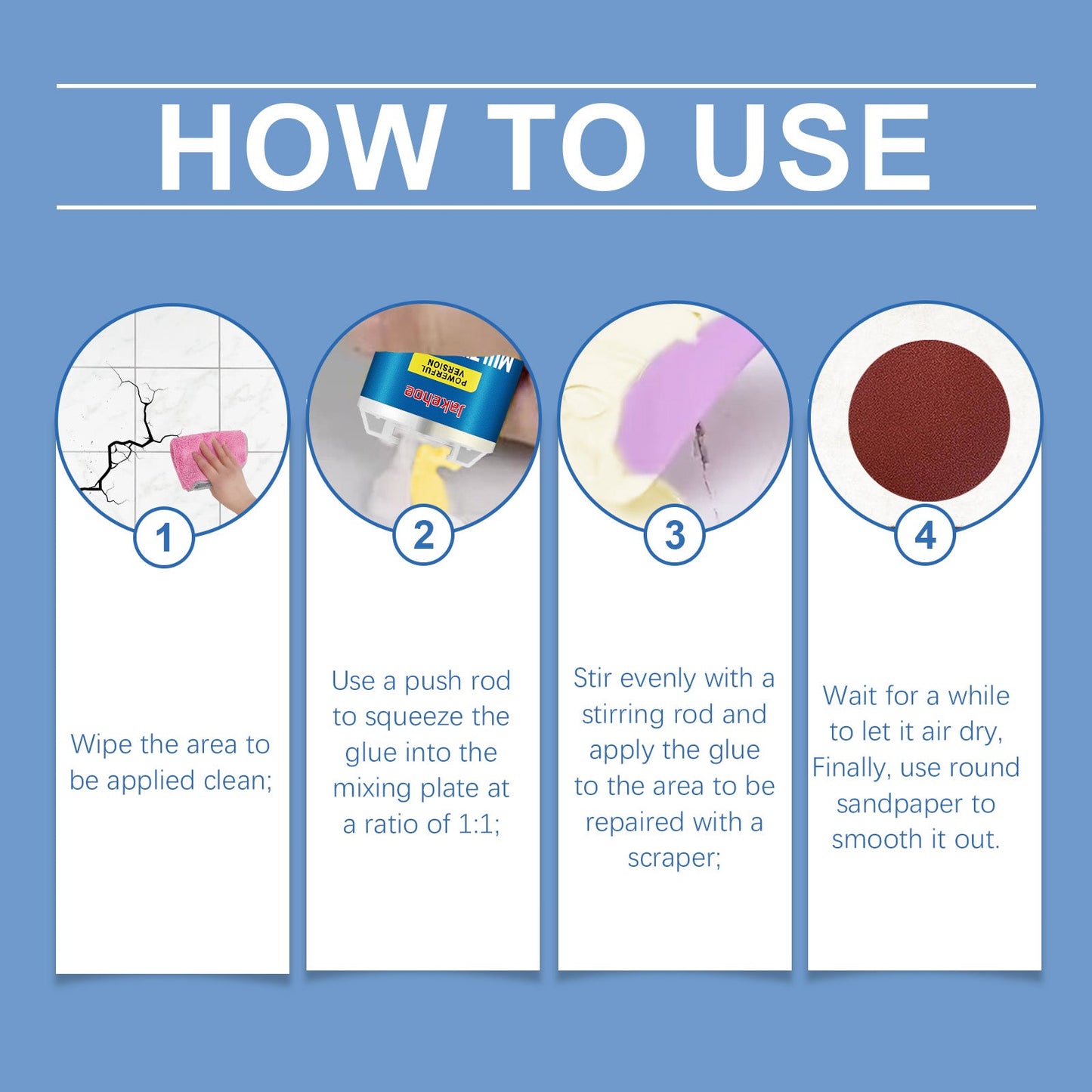 Tile Repair Agent Household Porcelain Ceramic Tile Sink Marble Waterproof Gap Sealant - Korvel