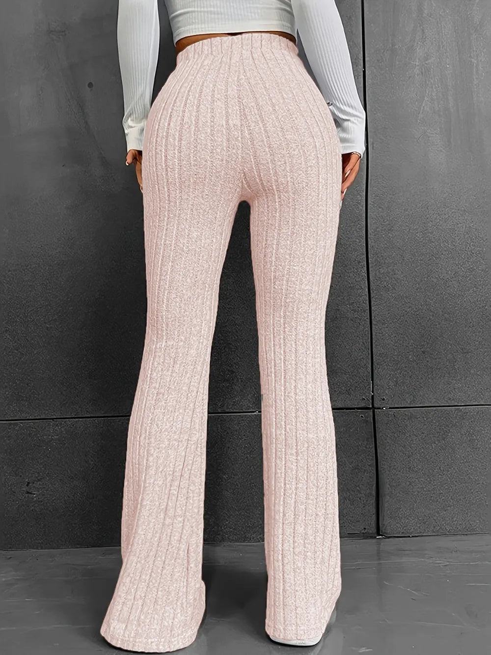 Stylish High-Waisted Micro Flared Pants for Women