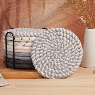 Hand-Woven Cotton Placemats for Elegant Dining