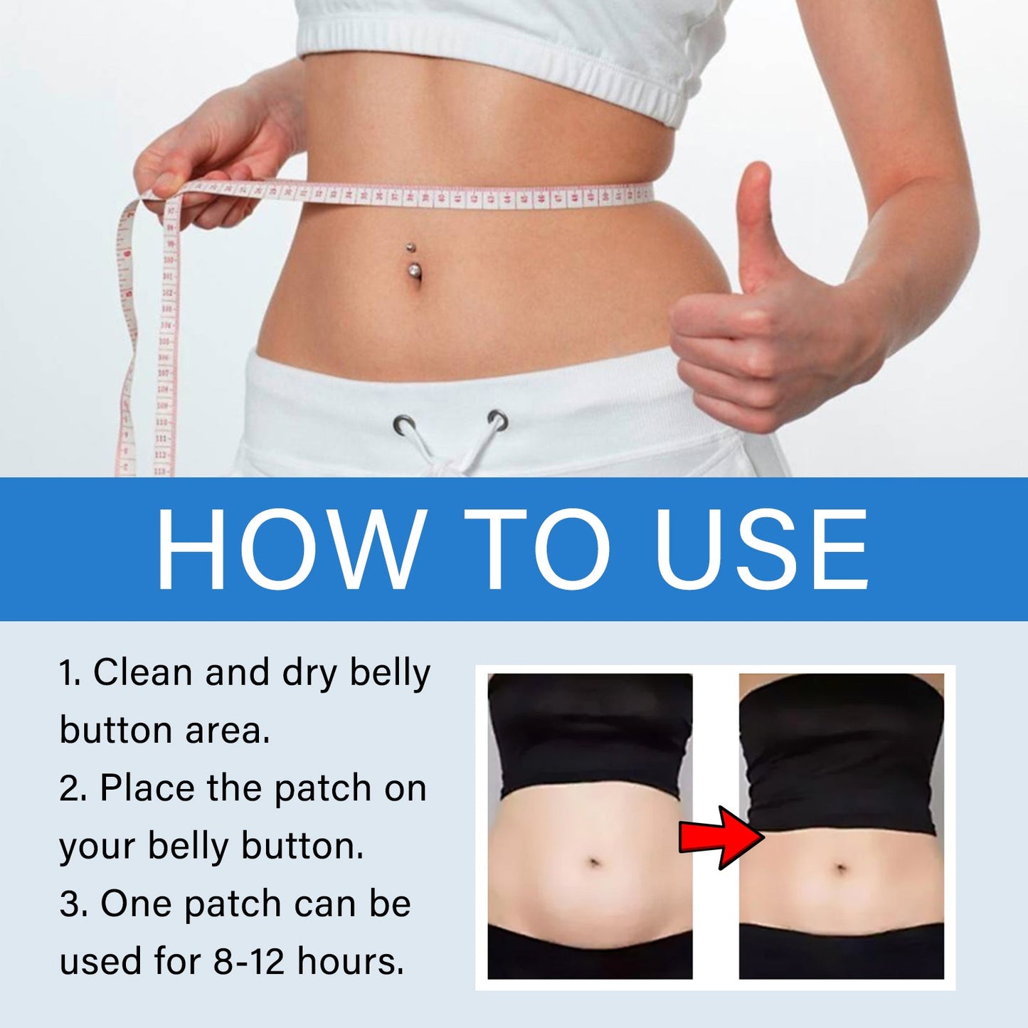 Sugar Relief Patch For Lightheadedness, Balance Blood Lipids, Body Discomfort And Slimming Care - Korvel
