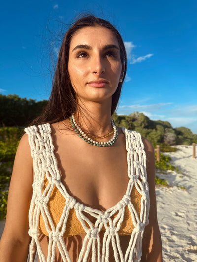 Pure Gemstone + Pearl || Necklace - Korvel