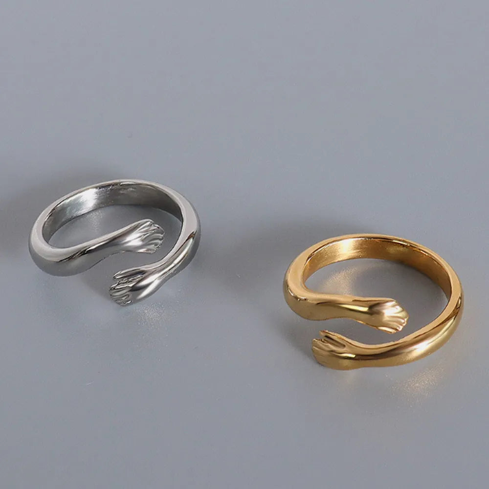 Titanium Steel Hug Bypass Ring - Korvel