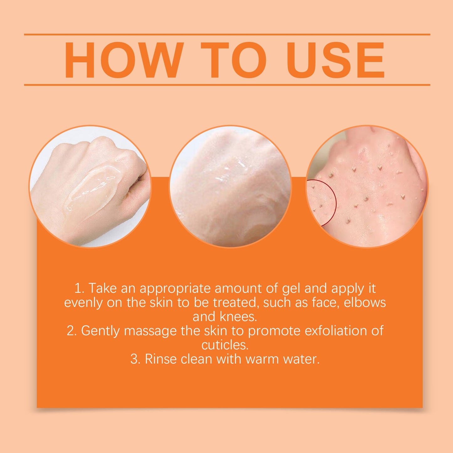 Rice Exfoliating Gel Gently Cleanses Face Body Skin Hydrating Moisturizing Refreshing Cleansing Gel - Korvel