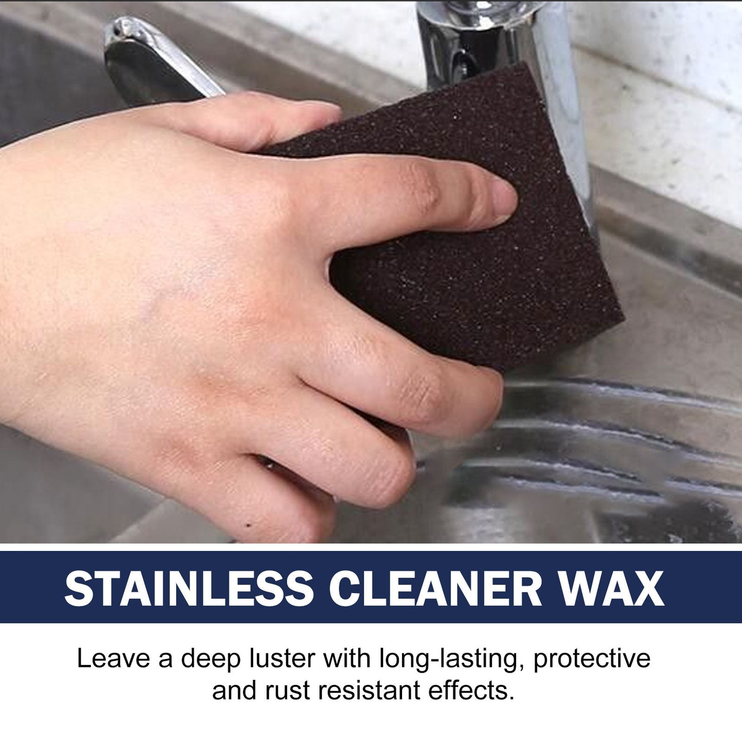 Metal Polishing Wax, Household Kitchen Range Hood Pot Cleaning, Rust Removal, Grease Polishing Cleaner - Korvel