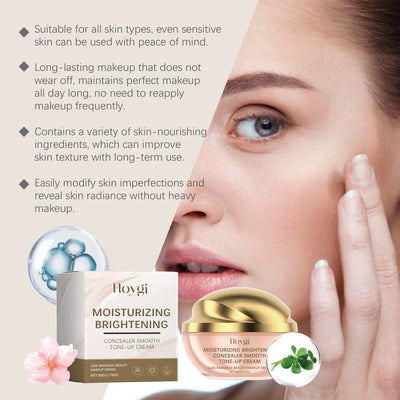 Moisturizing Concealer Cream To Cover Blemishes Lazy Refresh Moisturizing Hydrating Nude Brightening Foundation - Korvel