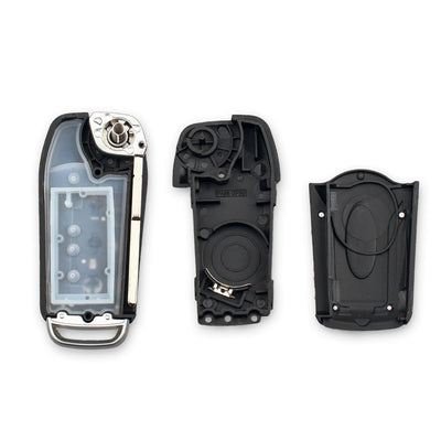 KEYYOU 3 Button Flip Folding Remote Key Shell for Ford