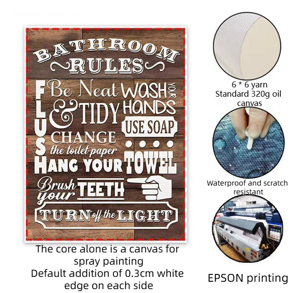 Landscape frameless canvas bedroom hanging painting spray painting oil painting cloth painting core - Korvel