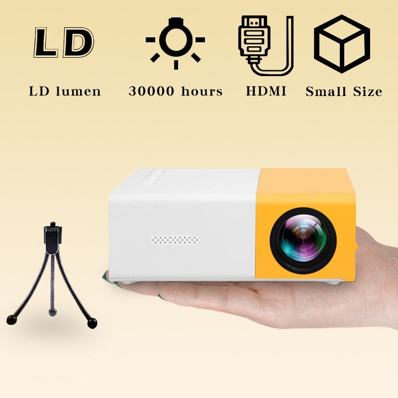 1pc Portable Movie Projector with WiFi, HDMI, USB, and iOS/Android Compatibility - Perfect for Meetings, Office, School, Team Bu - Korvel