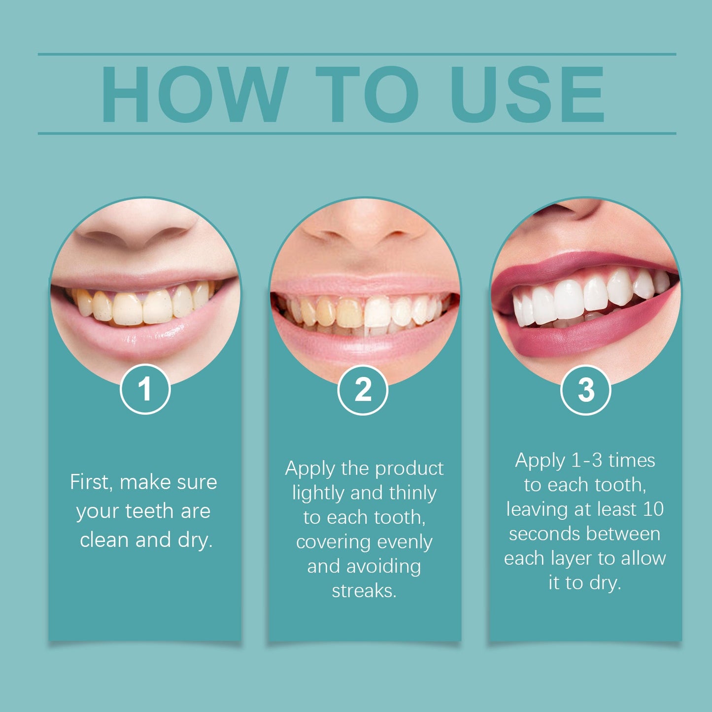 Premium Instant Tooth Whitening Paint for Bright Smiles