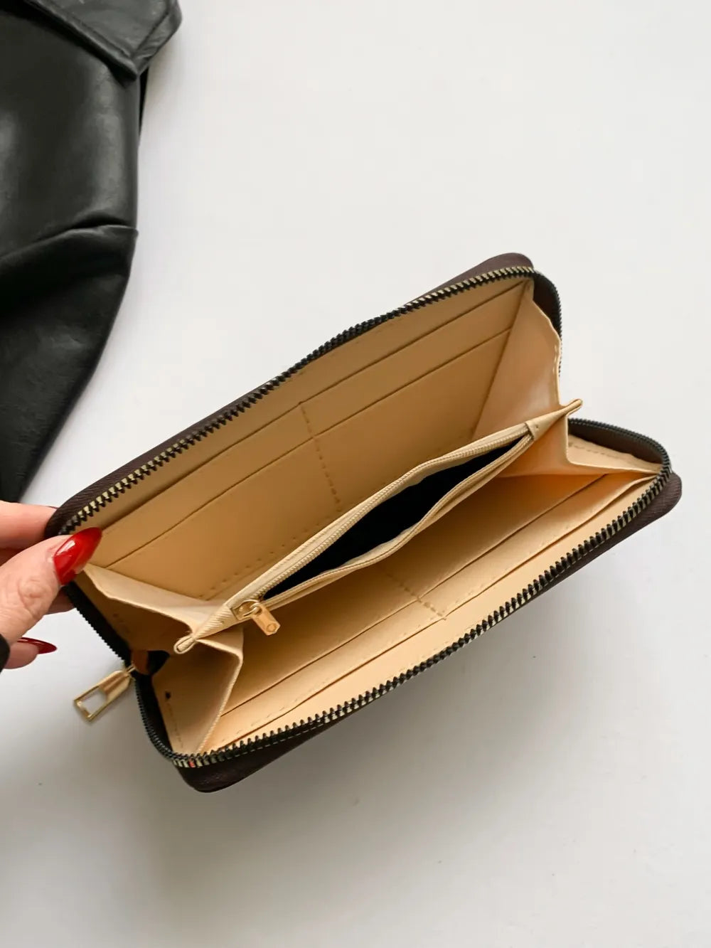PU Leather Solid Color Wallet - Korvel