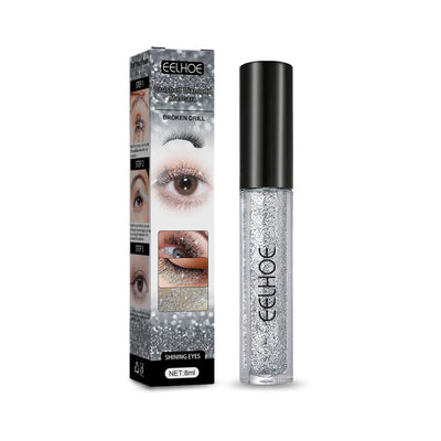 Crushed Diamond Mascara, Set Primer Instant Dry Film Flash Tear Eye Non-Smell-Free Mascara - Korvel