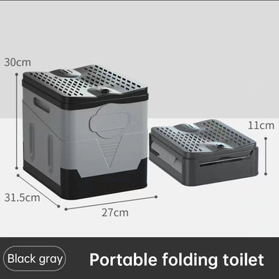 Portable Folding Camping Toilet for Adults and Kids