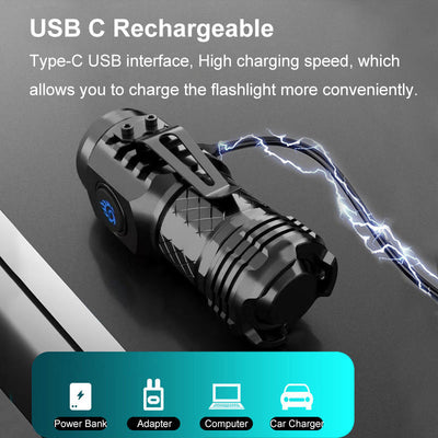 Lampe de poche rechargeable premium 3000 lumens