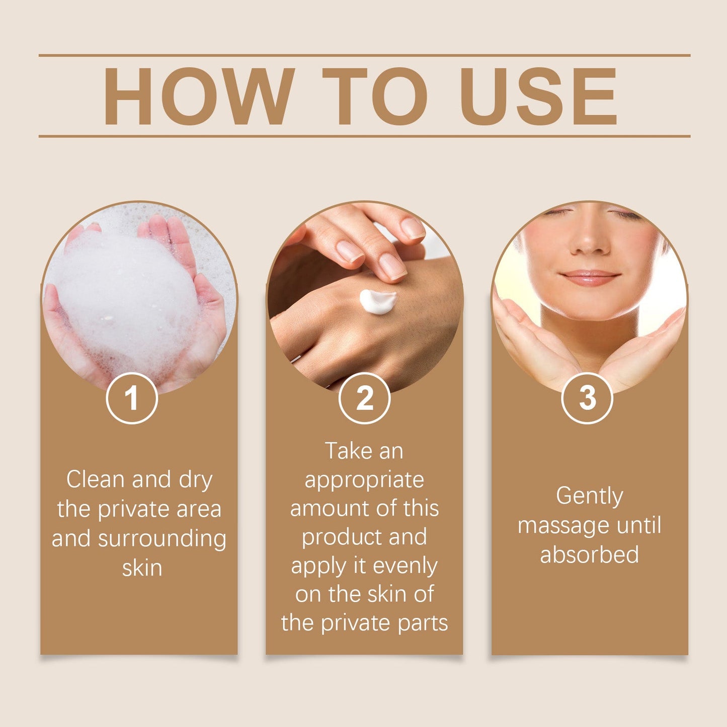 Feminine Care Cream, Gentle Moisturizing Daily Moisturizing Fresh And Tender Skin Care Body Nourishing Cream - Korvel