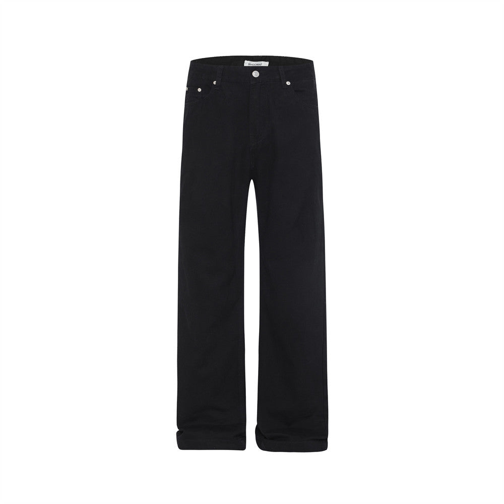 Pantalons en denim loose pour hommes - Pantalons larges tendance urbaine