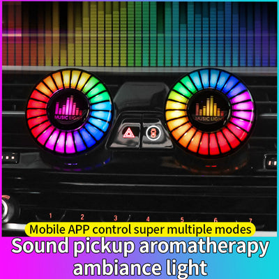 Premium Car Aromatherapy Air Freshener with Atmosphere Light