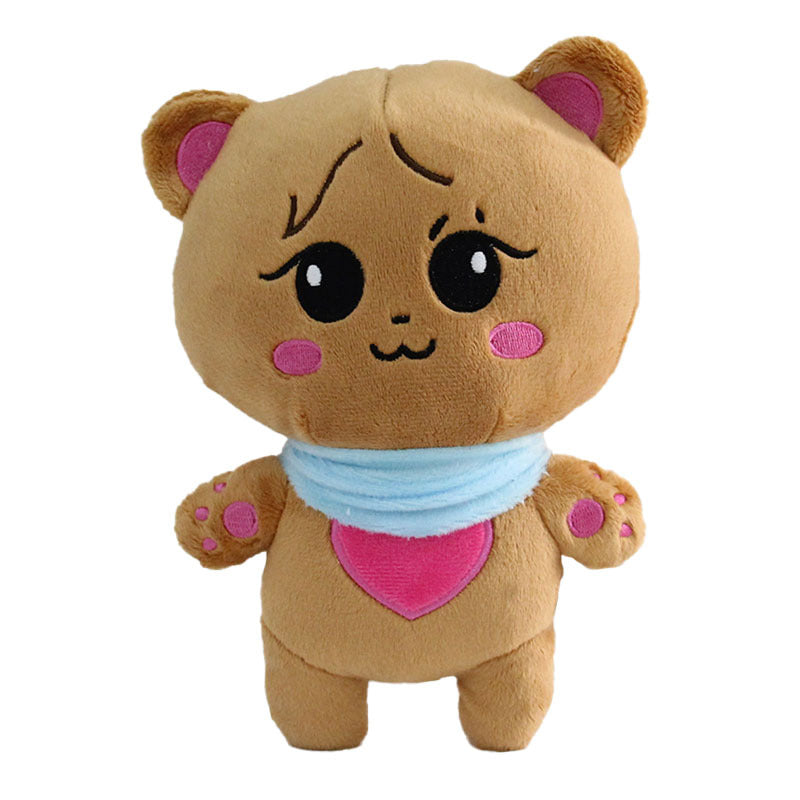 Dulces Muñecos de Peluche Pato Amarillo y Conejo Púrpura
