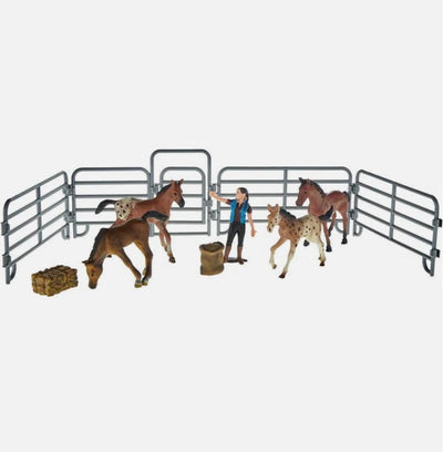 Deluxe Barnyard Foal Playset - Korvel