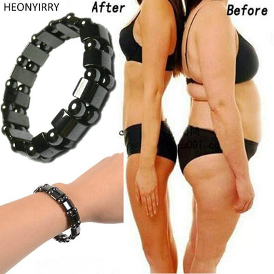 Magnetic Black Stone Bracelet for Wellness