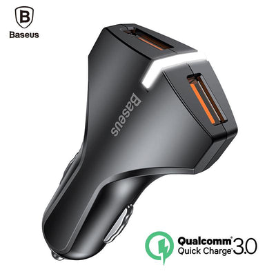 Baseus Quick Charge 3.0 Dual USB Car Charger