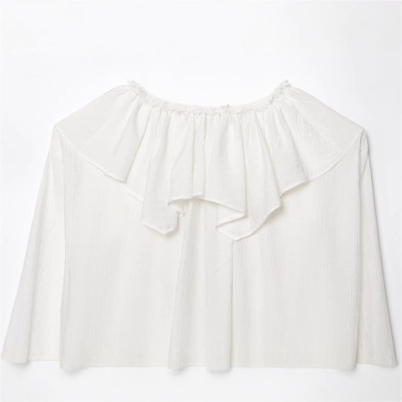 Women's Casual Long Sleeve Layered Decorative Shirt