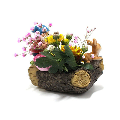 Dwarf Rabbit Flower Pot Decoration Creative Elf Flower Pot Garden Decoration - Korvel