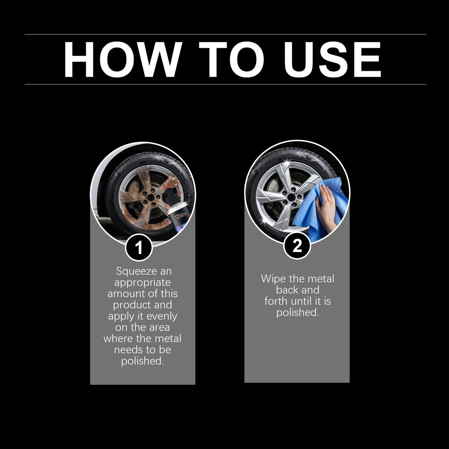 Metal Polishes, Auto Metal Polishes Clean Stainless Steel Polishes Rust Remover - Korvel