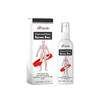 Varicose Veins Soothing Spray, Relief Of Sore Leg Muscles Massage Repair Earthworm Leg Vein Treatment Spray - Korvel
