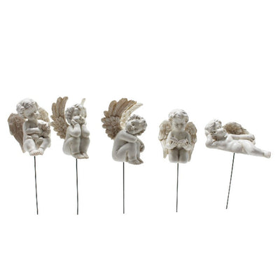 Angel plugin garden little girl resin flower decoration micro landscape garden statue - Korvel