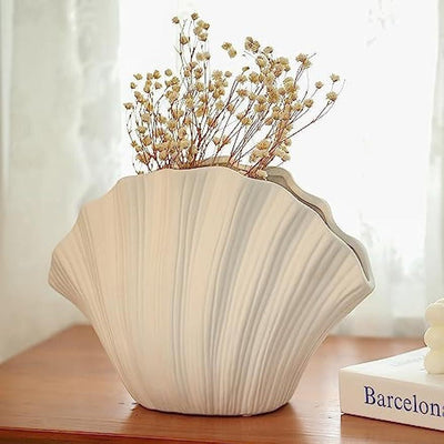 Elegant White Porcelain Hydroponic Vase for Home Decor