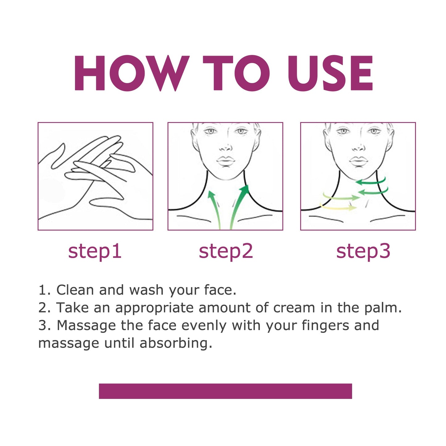 Hydrolyzed Collagen Neck Cream, Fade Neck Lines Shaping Swan Neck Smooth White Neck Cream - Korvel