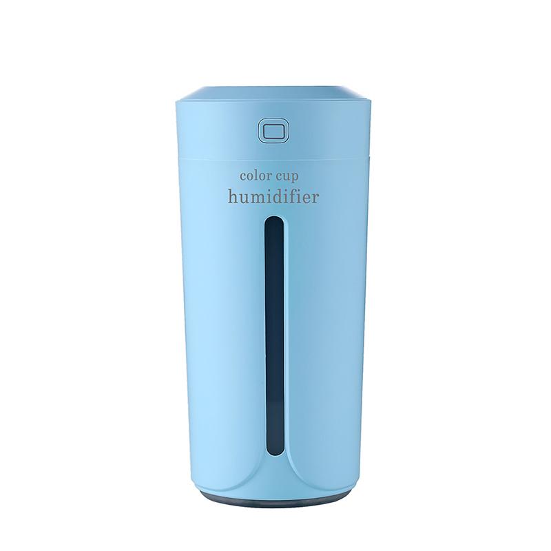 Color Cup USB Air Humidifier - Mini Aroma Diffuser with LED Lights