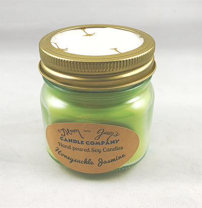 Honeysuckle Jasmine Soy Candle – Sweet & Floral Scent | Mam Jam’s - Korvel