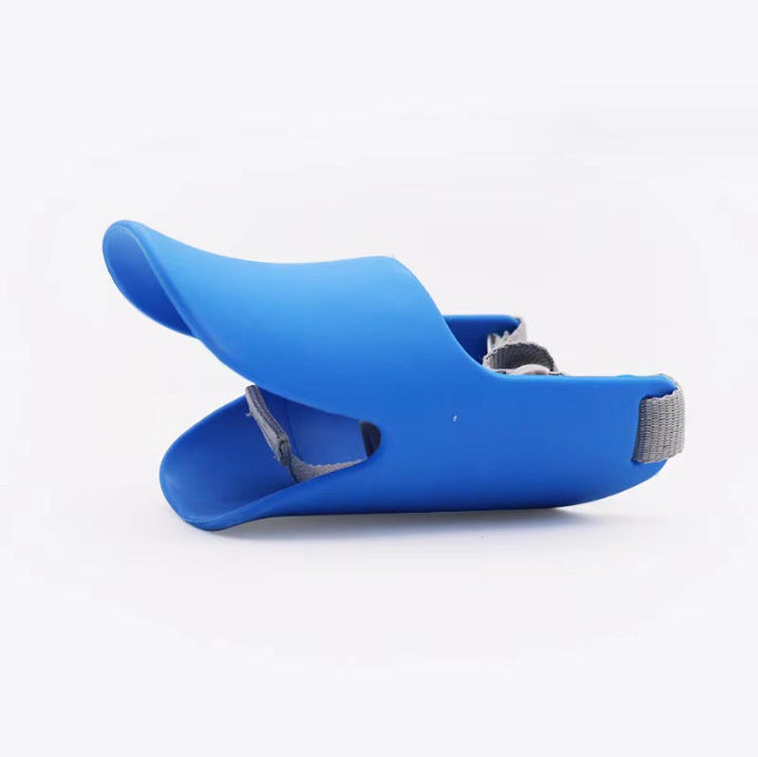Dog Muzzle Anti-Bite and Anti-Bark Silicone Duckbill Muzzle Comfortable and Breathable Adjustable Strap Pet Mask - Korvel