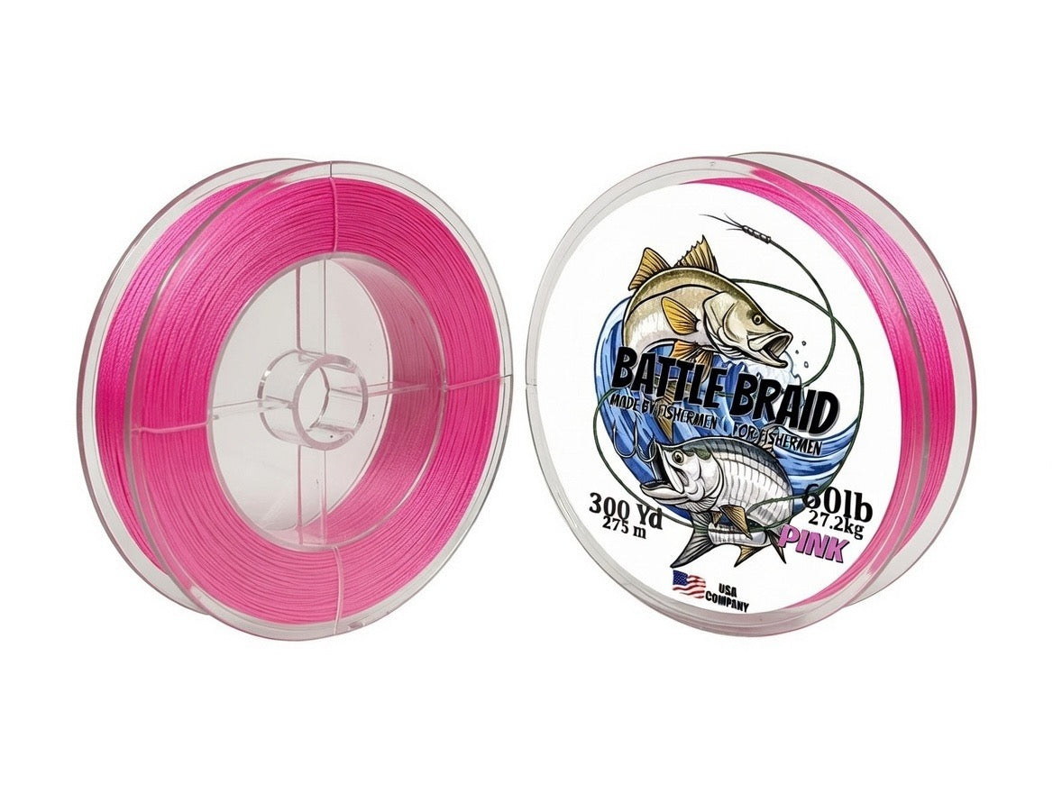 PINK 300 YARD SPOOLS 8x PE - Korvel
