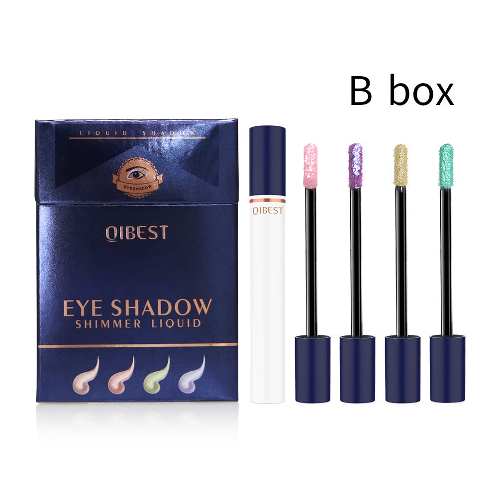 QIBEST Smoke Tube Eye Shadow Set - Diamond Pearl Liquid