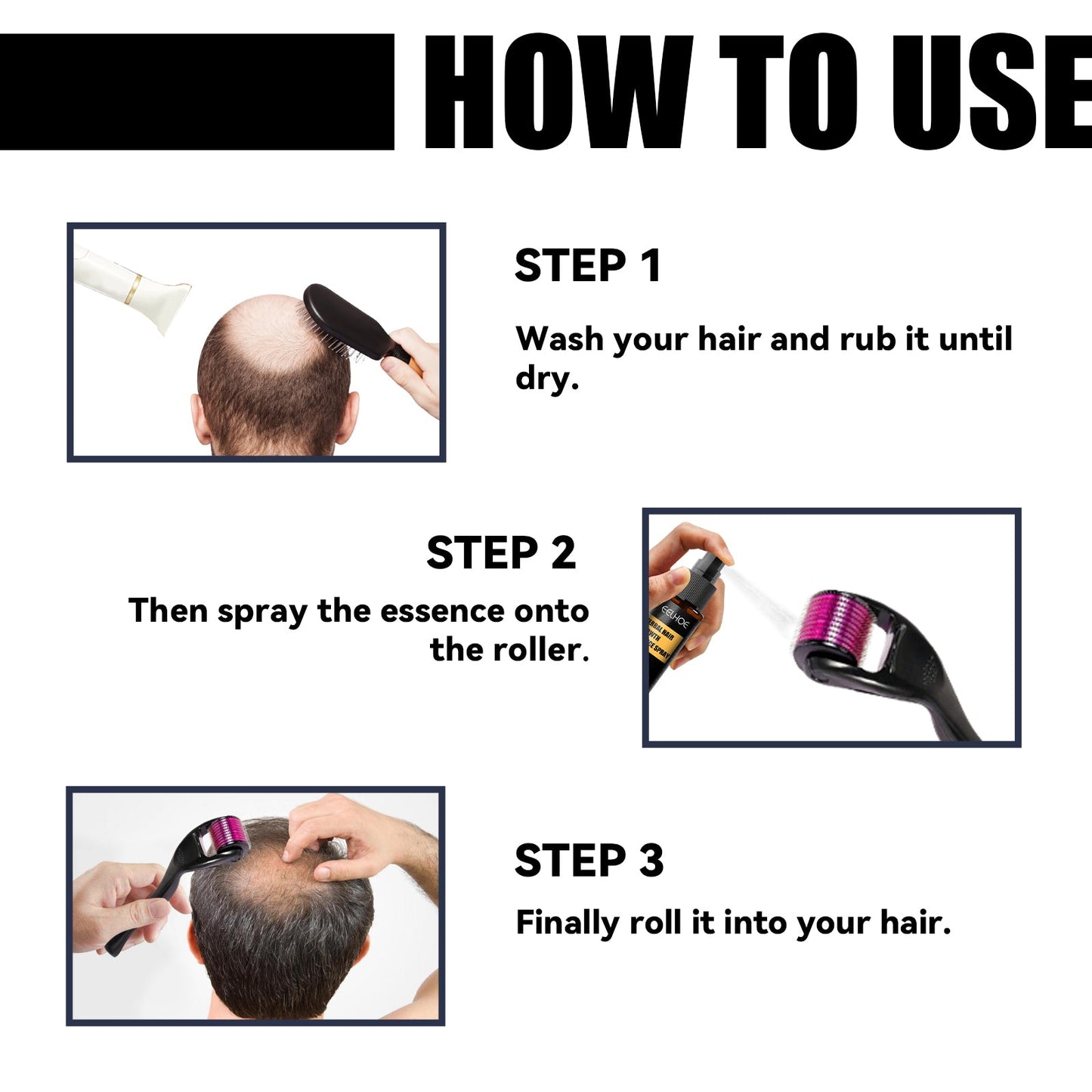Herbal Hair Essence Spray,Prevent Falling Hair And Scalp Moisturizing And Nourishing Solution - Korvel