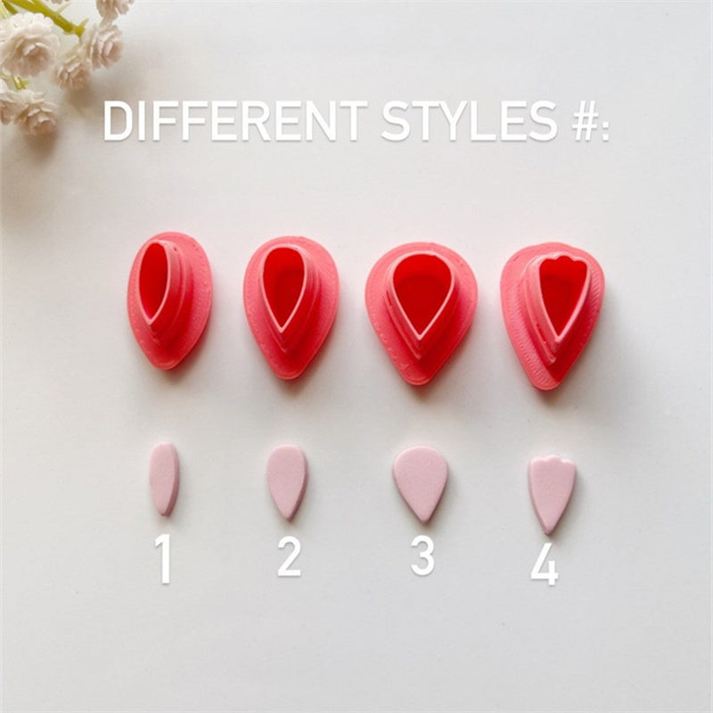 Petal Mold Handmade Clay Earrings Flower Cutting Tool - Korvel