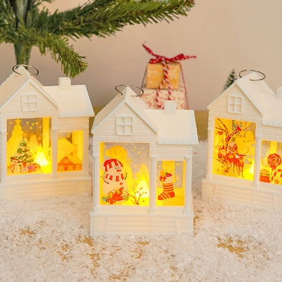 Christmas Gift LED Christmas Wind Light Electronic Candle Light Creative Night Light Christmas Tree Pendant Decorative Supplies - Korvel