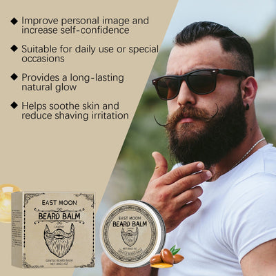 Cire à barbe en cuir pour nourrir et hydrater