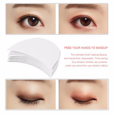 20pcs Pro Cotton Eyeshadow Shields pour un Maquillage Parfait